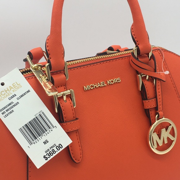 MICHAEL KORS CIARA MD MESSENGER CLEMENTINE - Picture 5 of 8